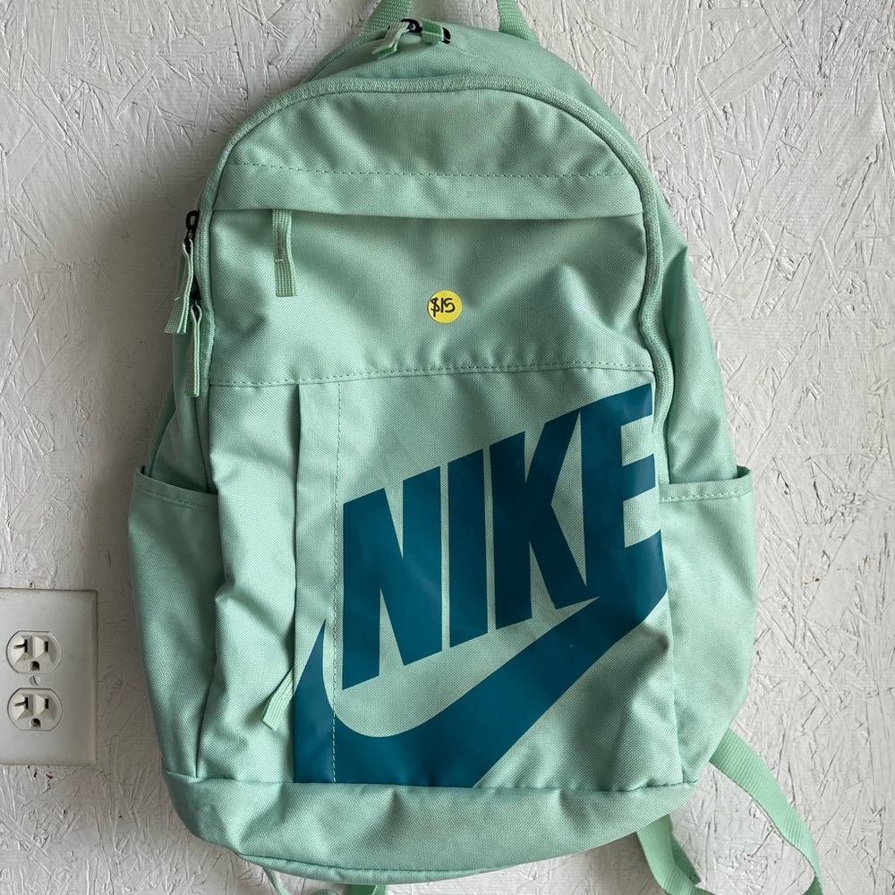 Nike Green Backpack Athletic Design